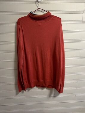 Paul Smith Merino Wool Rainbow Trim Turtleneck Sweater XL